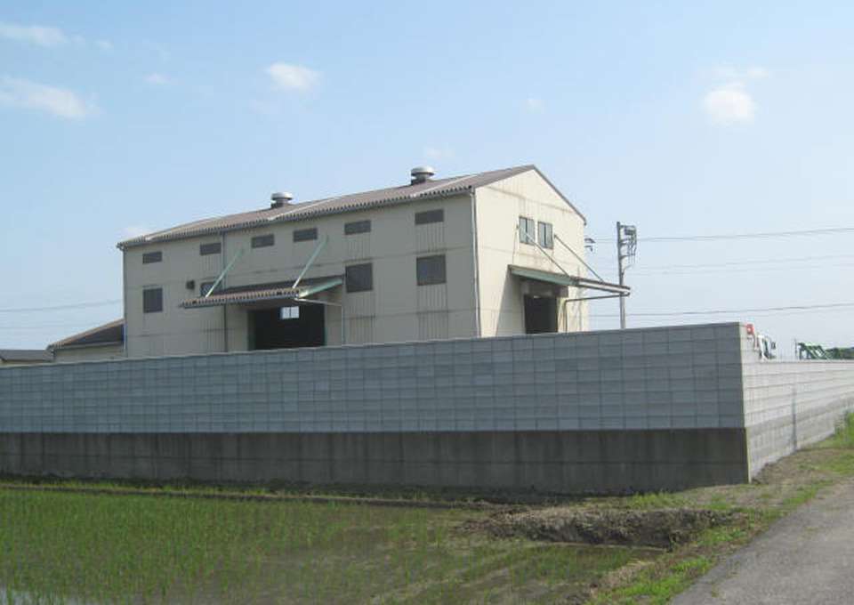 埼玉県 加須市 囲障工事　工場の周りのブロック塀